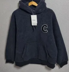 新品) S ) COVERNAT ダークグレー フリース フーディー Tシャツ