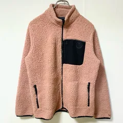 古着 used　TOMMY HILFIGER トミーヒルフィガー　長袖フリースジャケット　ボア　ハイネック　ピンク　Mサイズ