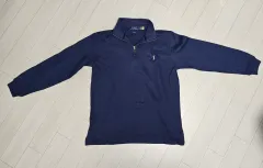 ポロ ラルフローレン ハーフジップアップ ネイビー L