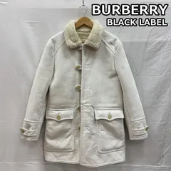 バーバリーブラックレーベル フェイク ムートン コート BMP12-135-02 メンズ M ISItems【USED】【古着】【中古】50151372