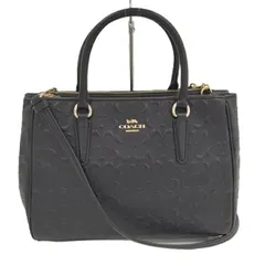 COACH 2WAYバッグ レザー ブラック F78751