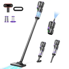 【迅速に発送】掃除機 コードレス Bivark 28000pa超強力吸引【2025業界初!吹き飛ぶ/吸い込む/空気入れ&超軽量】36分連続稼働 0.6kg Type-C充電式 スティック掃除機 6WAY LEDライト付 低騒音 布団用ブラシ付 7f656fa5