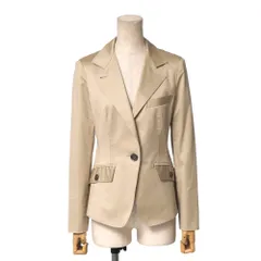 ■美品■BURBERRY バーバリー テーラードジャケット サイズ36 ブレザー シングルジャケット シャドーストライプ 1B ブランド古着【中古】20260120/RA7272