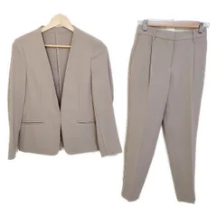 PLS+T(PLST)(プラステ) レディースパンツスーツ レディース美品  - ベージュ