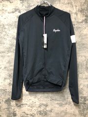 JT953 ラファ Rapha CORE LONG SLEEVE JERSEY 長袖 サイクルジャージ 裏起毛 黒 M
