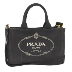 PRADA カナパトート ミニ 2WAYバッグ キャンバス ブラック 1BG439