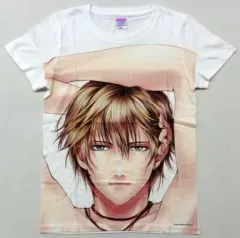 【中古】Tシャツ(キャラクター) 葉月珪 抱きしめTシャツ(プレミアム版) ホワイト 女性用Lサイズ 「10周年記念イベント ときめきメモリアル Girl’s Side 文化祭」のサムネイル