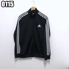 XXL アディダス 3本線 フルジップアップ トラックジャージ ジャケット