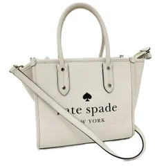 KATE SPADE 2WAYハンドバッグ レザー ホワイト系