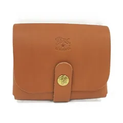 IL BISONTE カードケース 名刺入れ レザー キャメル