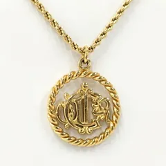 Christian Dior ネックレス 旧ロゴ メッキ ゴールド