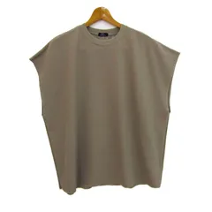 アイテムズアーバンリサーチ 半袖Ｔシャツ トップス フレンチスリーブ メンズ Lサイズ ベージュ ITEMS URBAN RESEARCH 【中古】