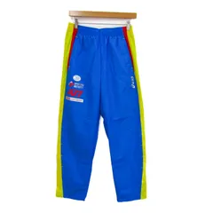 アシックス パンツ ボトムス A77 ウィンドブレーカー スポーツウエア 未使用品 メンズ Mサイズ 青×黄×赤 asics