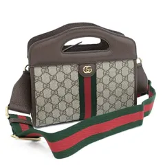 GUCCI ショルダーバッグ GGスプリーム PVC ベージュ 693724
