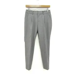 ロートレアモン パンツ ボトムス スラックス センタープレス 日本製 レディース 36サイズ グレー LAUTREAMONT 【中古】
