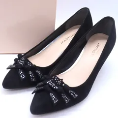 ジルスチュアート パンプス シューズ ブランド 靴 日本製 黒 レディース 23サイズ ブラック JILLSTUART 【中古】