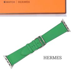 2842 Apple Watch エルメス キリム ヴェールモワイヤン グリーン