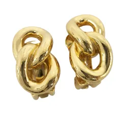 Christian Dior イヤリング メッキ ゴールド