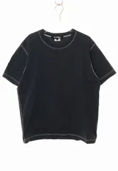 ジュンヤワタナベ JUNYA WATANABE オーバーダイ Tシャツ NAVY S WA-T023 ステッチ 綿度詰天竺 製品染 ネイビー 【ブランド古着ベクトル】【中古】250307のサムネイル