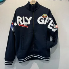 【2025FW 新品タグ付今だけ20％OFF】PEARLY GATES 7G部分ジャガード×ストレッチ裏地フルジップニットブルゾン サイズ4