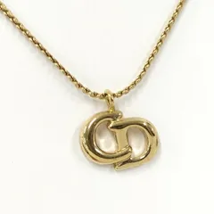 Christian Dior ネックレス アクセサリー ロゴ メッキ ゴールド