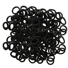 【人気商品】大容量100本セット ヘアゴム 可愛い ヘアゴム 絡まない 赤ちゃん シンプル おしゃれ 女の子向け 髪ゴム 髪飾り、幼稚園用ヘアアクセサリー こども (black) 子供