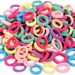 【在庫セール】絡まない ベビー用ヘアゴム 痛くない パイルゴム キャンディーカラー 小さい 髪ゴム 女の子 こども 髪飾り ヘアゴム ヘアアクセサリー 200本