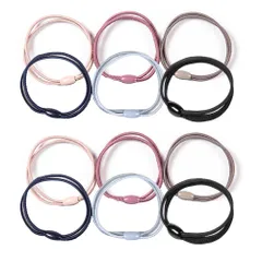 【在庫セール】可愛い ins人気 ヘアアレンジ お洒落 ラバーバンド シンプル 髪飾り 子供 (P0208 大人 おしゃれ リングゴム み風(12本)) 髪ゴム ヘアアクセサリー ヘアゴム