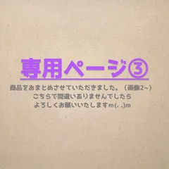 専用ページ③