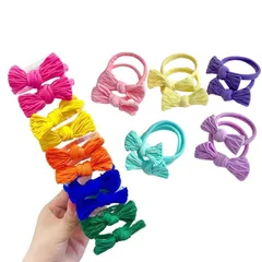 【在庫セール】ヘアゴム 子供用 可愛いリボンデザイン 髪に優しい 製 20個セット カラー YINKE 髪留め おしゃれ 髪飾り 入学 お祝い 誕生日プレゼント