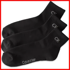 【特価商品】ショート丈 メンズ 抗菌防臭 レディース 足底パイル カジュアル 3足組 ソックス ソックス[カルバンクライン] プレゼント クライン) ギフト Klein(カルバン 92572502ユニセックス大人 Calvin