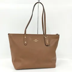 COACH トートバッグ レザー ブラウン F58846