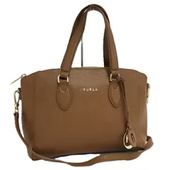 FURLA 2WAYハンドバッグ ショルダーバッグ レザー ブラウン WB004444