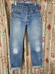 80s LEVI'S LVC 501 1501-0117 34インチ レッドLINE