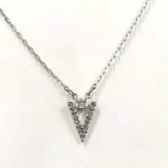 SWAROVSKI ファンク ネックレス V字型 シルバー ロジウムコーティング スワロフスキー クリスタル