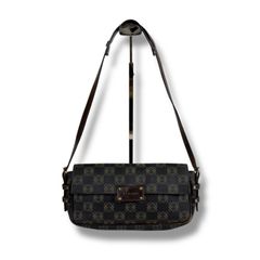 ロエベ　LOEWE リピートアナグラムロゴ　ワンショルダーバッグ　アクセサリーポーチ　ダークブラウン