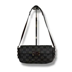 ロエベ　LOEWE リピートアナグラムロゴ　ワンショルダーバッグ　アクセサリーポーチ　ダークブラウン