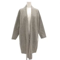 23区 オンワード樫山 ロングカーディガン ニット 長袖 羽織 ウール 32 グレー /GV