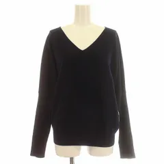 ガリャルダガランテ GALLARDAGALANTE 23SS ミラノドルマンニット カットソー Vネック ニット F ネイビー 紺 /☆G