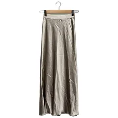 SIMPLICITÉ (シンプリシテ) ▲ ① サテンスカート レディース ベージュ FREE