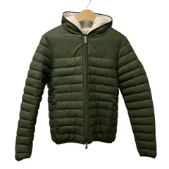 SAVE THE DUCK(セイブザダック) ブルゾン サイズS メンズ美品  - カーキ 長袖/ジップアップ/中綿/裏地ボア/冬