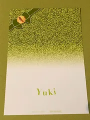 アイドリッシュセブン 3周年 フェア特典 千 ユキ オンリーショップ デザインフォトシート アイナナ アニメイト