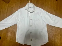 ザラ 白 ジャケット