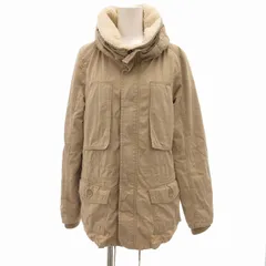アズールバイマウジー AZUL by moussy コート ミリタリー 裏ボア M ベージュ /UO