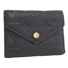 LOUIS VUITTON ポルトフォイユ ヴィクトリーヌ 三つ折り財布 モノグラム アンプラント マリーヌルージュ M64577