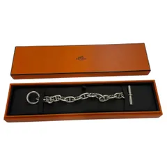 HERMES シェーヌダンクルGM12コマ ブレスレット 8071000170156
