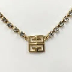 GIVENCHY ネックレス ラインストーン ゴールド メッキ