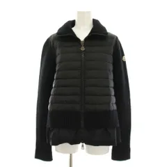 モンクレール MONCLER マグリア MAGLIONE TRICOT CARDIGAN ダウンジャケット ニット切替 アウター S 黒 97884 /YM