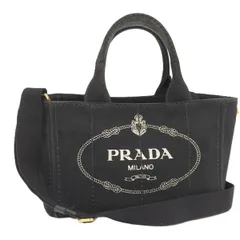 PRADA カナパトート 2WAYバッグ キャンバス ブラック 1BG439