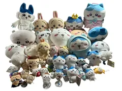 ★ ちいかわ グッズ  大量  約46点 まとめ商品 ぬいぐるみ マスコット ハンカチ ポーチ ハチワレ うさぎだららん モモンガ 等 現状品